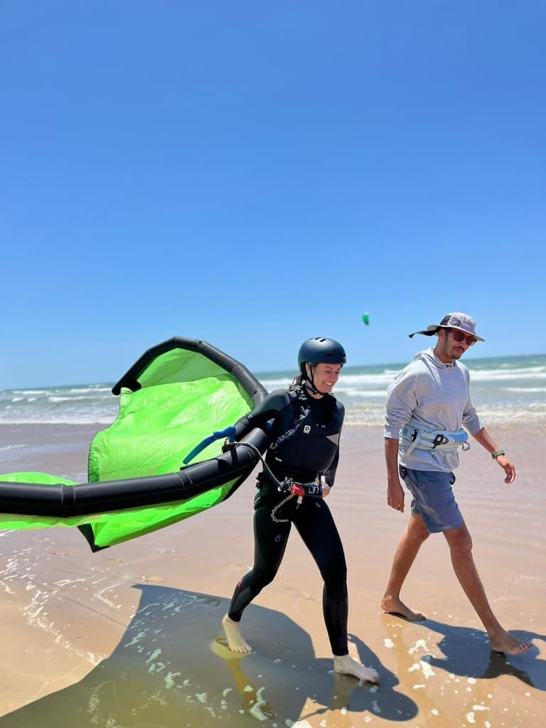 Kitesurfing transport